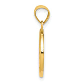 10K Gold Nativity Charm with Polished Finish, Solid and Casted Design